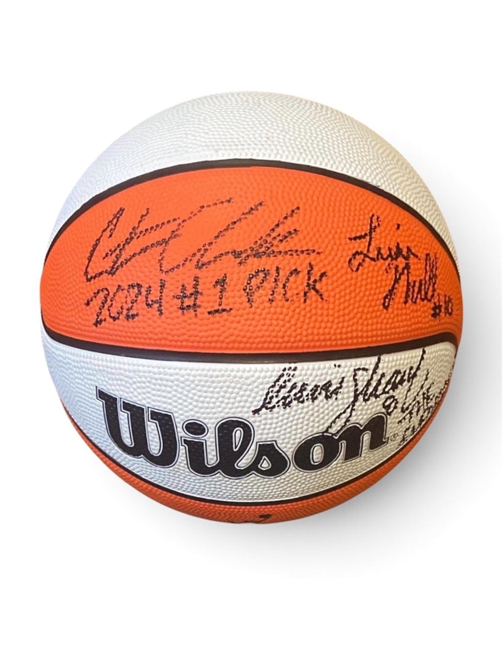 Caitlin Clark Indiana Fever Team Signed 1/1 Wilson WNBA Basketball with COA